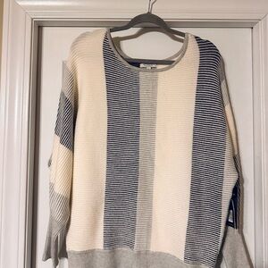 Liverpool Black and Cream Knit Top